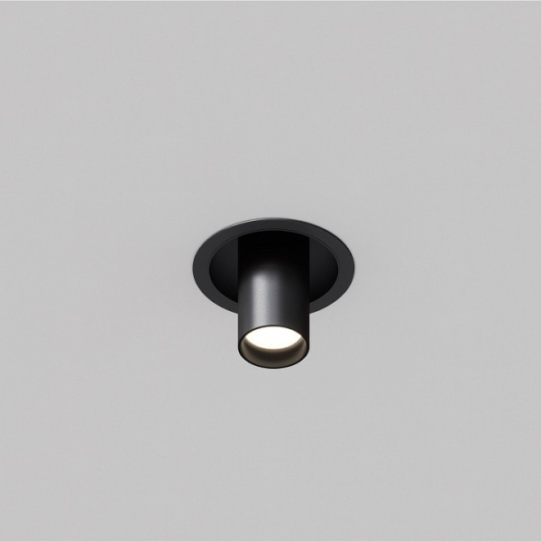 Встраиваемый светильник Maytoni FOCUS S C048CL-01-GU10-B