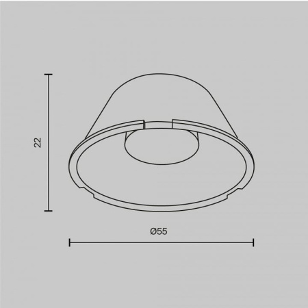 Линза Maytoni Technical Фокус LensD60-60