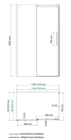 Душевой уголок WasserKRAFT Alme 15R06