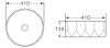 Раковина BelBagno BB1409H301
