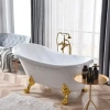 Акриловая ванна Ceruttispa Classic CT9667 157x77 см, отдельностоящая, белый