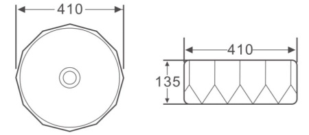 Раковина BelBagno BB1409H301