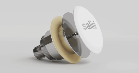 Донный клапан Salini 151301M белый матовый
