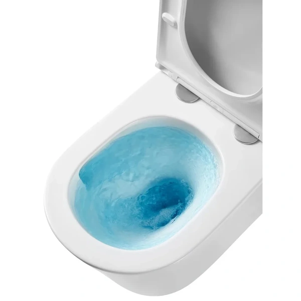 Унитаз подвесной Veconi Leggero VCN3-49T безободковый, торнадо, с сиденьем микролифт, белый