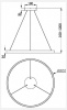 Подвесной светильник Maytoni Rim 1 MOD058PL-L42W3K