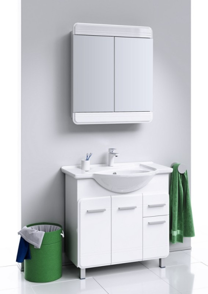 Тумба под раковину AQWELLA Corsica 81 KOR0108 белый