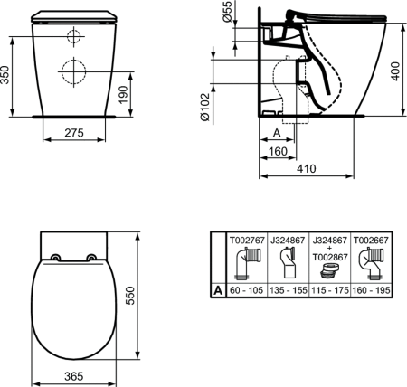 Унитаз Ideal Standard Connect E052401