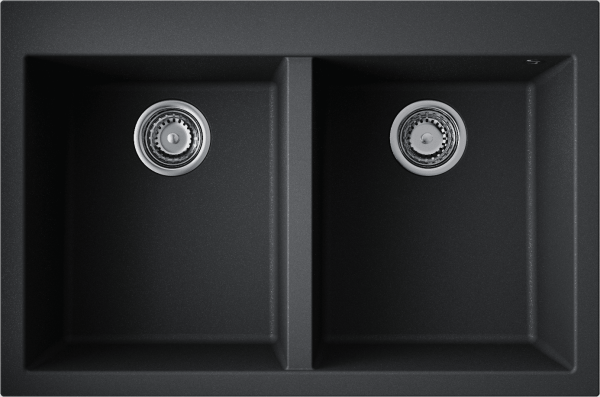 Кухонная мойка Omoikiri Bosen 80-2 4993836 черная матовая