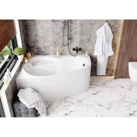 Акриловая ванна 147x100 см L Vagnerplast Selena VPBA141SEL3LE-04