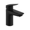 Смеситель для раковины hansgrohe Logis 71107670 с донным клапаном черный матовый