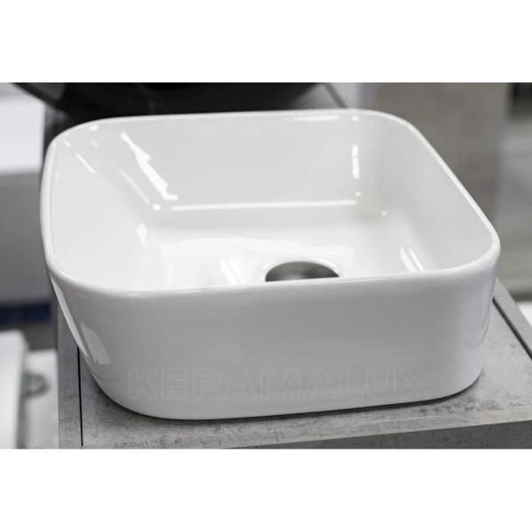 Раковина-чаша CeramaLux 78495 34,7x35,2 см, накладная, белый