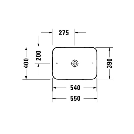 Раковина Duravit Cape Cod 55 2347550000