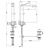 Смеситель для раковины Gessi Rettangolo K 53003#031