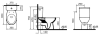 Унитаз-компакт Vitrа S10 SmoothFlush 9864B003-7201