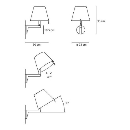 Бра Artemide  0721020A