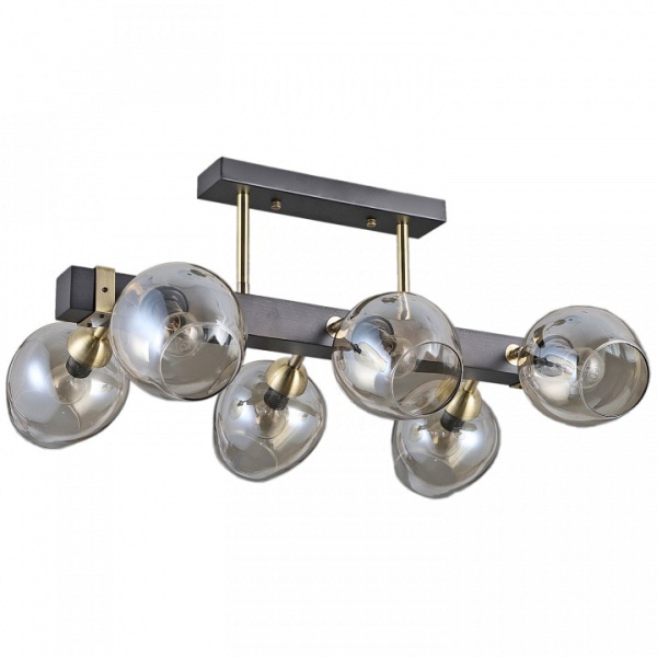 Люстра на штанге ILLUMICO IL9736-6CSQ-79 BK AB