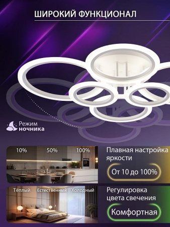 Потолочная люстра Natali Kovaltseva HOME LED LAMPS 81439