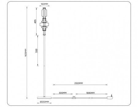 Торшер Ambrella Light LH LH53132