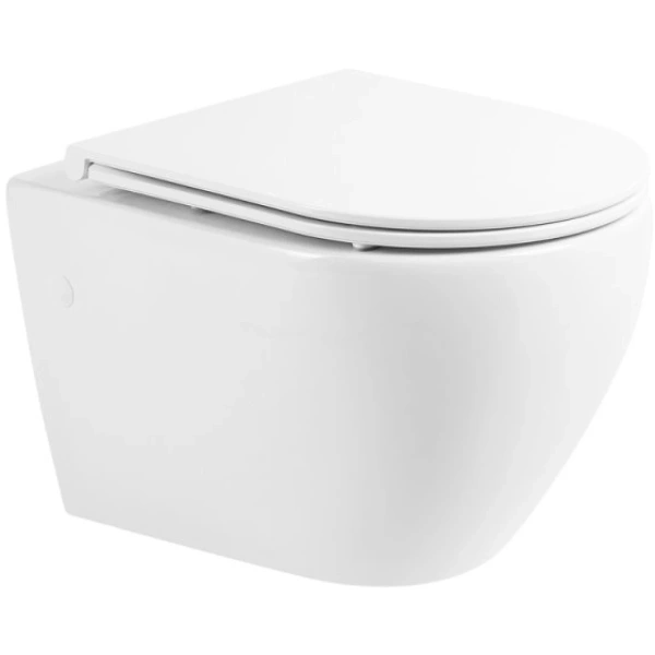 Унитаз подвесной BelBagno Sfera-R BB513CH безободковый, белый