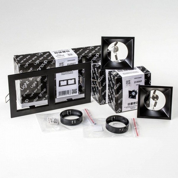 Встраиваемый светильник Lightstar Domino D5270707BMOD