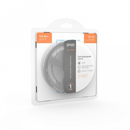 Лента светодиодная Gauss Basic BT061