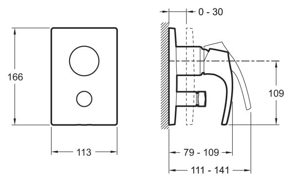 Смеситель Jacob Delafon Symbol E98724-CP