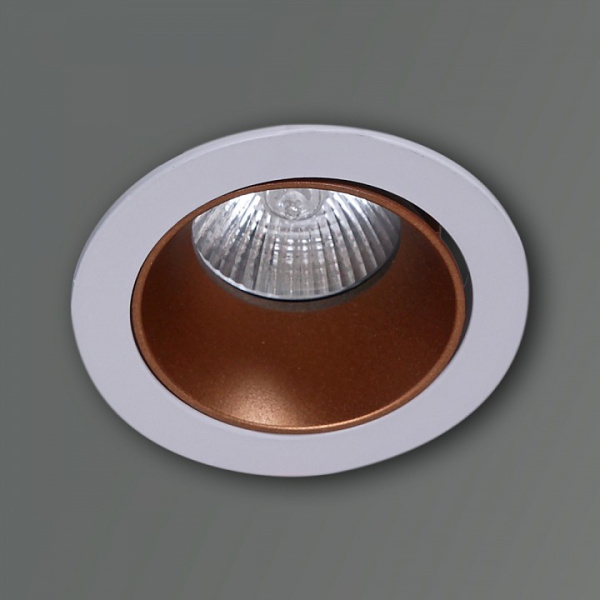 Встраиваемый светильник Reluce 16085 16085-9.0-001PT MR16 WT+ROSE GD
