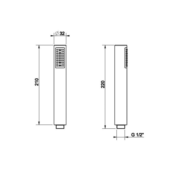 Душевая лейка Gessi Inciso 14372#031