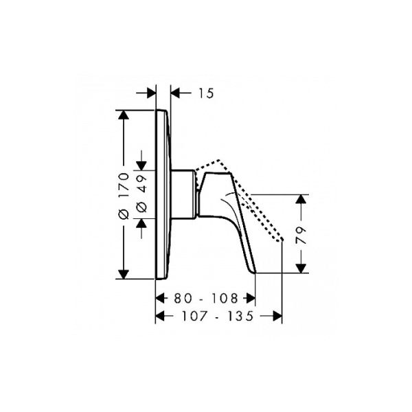 Смеситель для душа Hansgrohe Focus 31964000