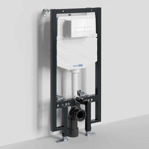 Инсталляция для унитаза WasserKRAFT Vils 56 56TLT.010.ME.WH03 с кнопкой смыва, белый