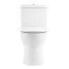 Унитаз-компакт безободковый с сиденьем BelBagno STEAM BB130CPR/SC