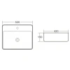 Раковина 52x42 см BelBagno BB1367