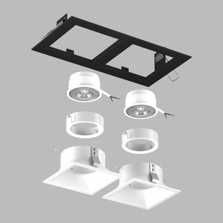 Встраиваемый светильник Lightstar Domino D5270606WMOD