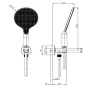 Душевой гарнитур Bossini Apice CE3002C.030