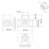 Смеситель для раковины WasserKRAFT Wern A42583 никель