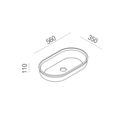 Раковина Agape Undici 60 ACER0384ZZ