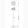 Верхний душ Gessi Goccia 33764#031