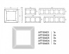 Рамка на 1 пост Ambrella Volt Line AF110401