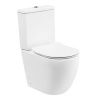 Унитаз-компакт безободковый BelBagno AMANDA BB051CPR с сиденьем BB2034SC
