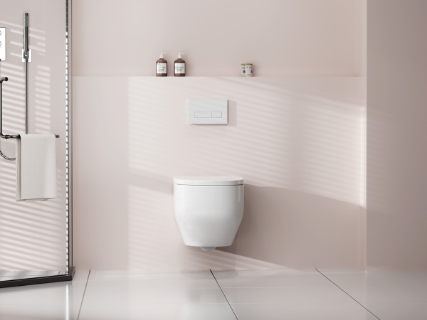 Подвесной унитаз Abber Rechteck AC1218 с крышкой-сиденьем