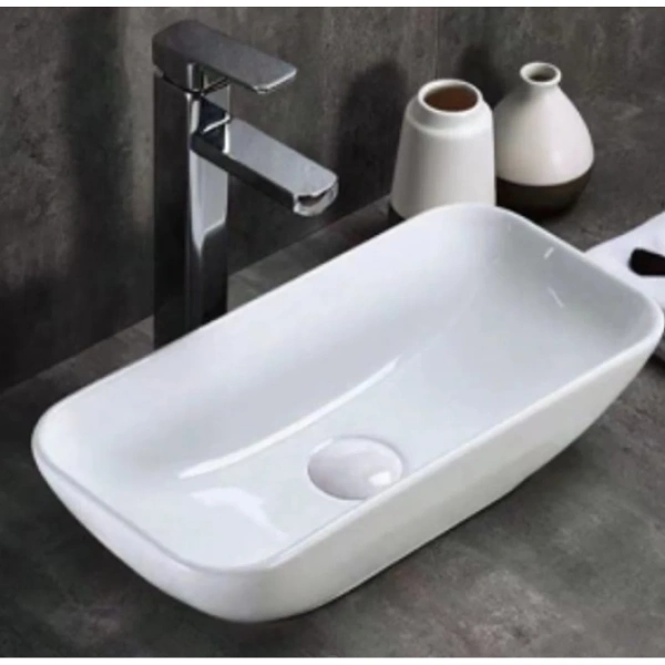 Раковина-чаша CeramaLux 9122-1 45x23 см, накладная, белый