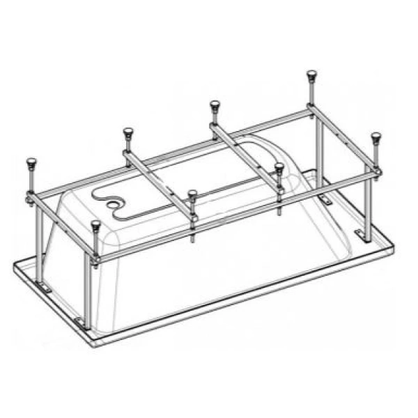 Монтажный комплект к ванне BeCool 180x80 см Roca ZRU9302786