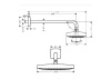 Верхний душ hansgrohe Raindance Select E 27385400 с кронштейном