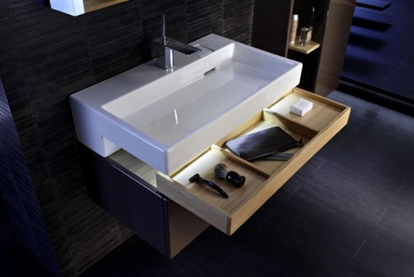 Тумба под раковину 80 см Jacob Delafon Terrace EB1186-G80 светло-коричневый лак