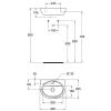 Раковина 40x29,5 см Vidima Sirius W418661