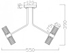 Потолочная люстра Freya Mia FR6038CL-L60B