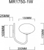Бра MyFar Scott MR1750-1W