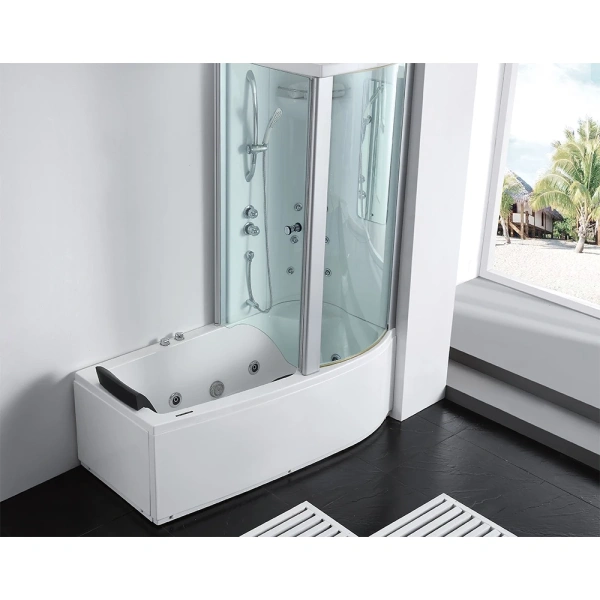 Акриловая гидромассажная ванна 170x85 см R Gemy G8040B R