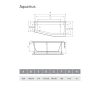 Акриловая ванна 160x70 см R Relisan Aquarius GL000013736