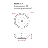 Раковина 43x43 см Artceram Tao TOL001 01 00